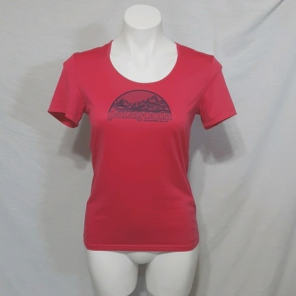 Patagonia Capilene Silkweight Short Sleeve Crew Neck Top Small Women - Picture 2 of 7